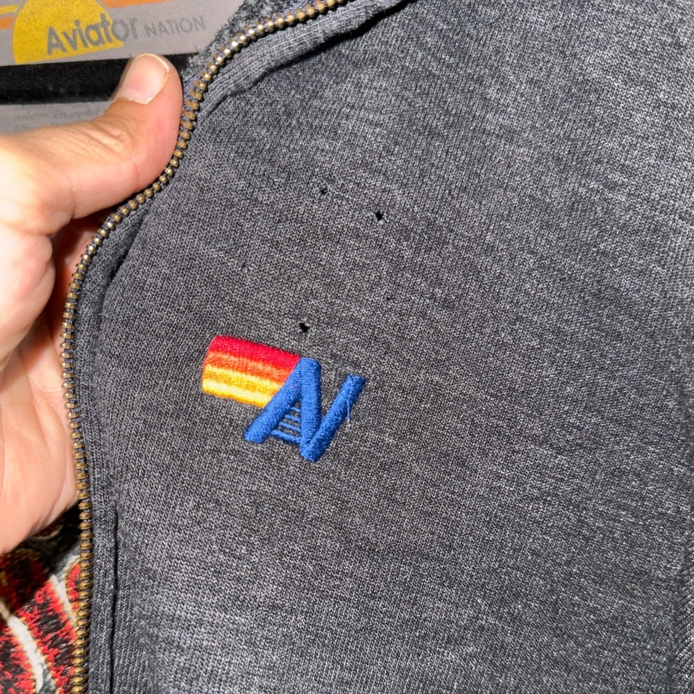 Aviator Nation Venice Zip Up Hoodie - Picture 5 of 7